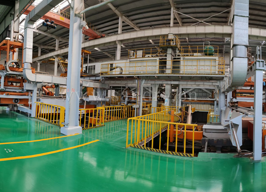 全自动智能V法铸造生产线